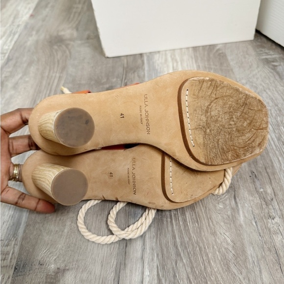 Ulla Johnson Elvie Rope High Heel in Red Clay - Picture 7 of 7